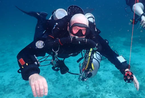 JJ-CCR instructor Kevin Black Diving in Thailand