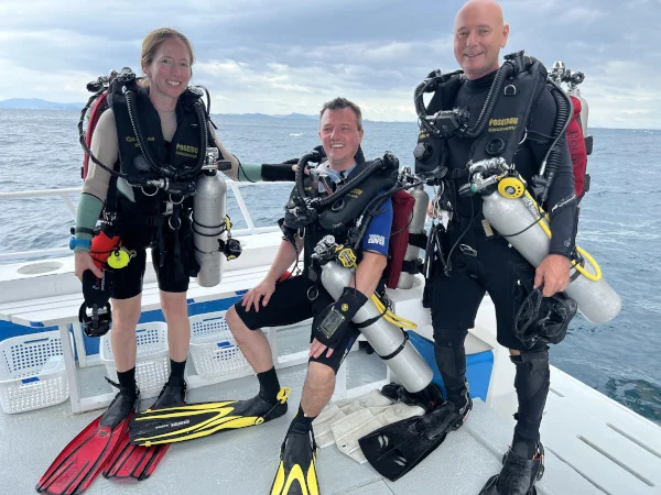 Poseidon Rebreather course in Thailand with CCR Instructor Trainer Kevin Black